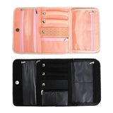 Foldable Jewelry Organizer Portable Lightweight Accs for Ring Necklace Earrings