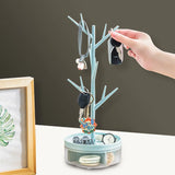 Jewelry Organizer Box Jewellery Rack Display Earrings Holder
