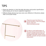 Metal T-Bar Necklace Display Stand with Marble Tray
