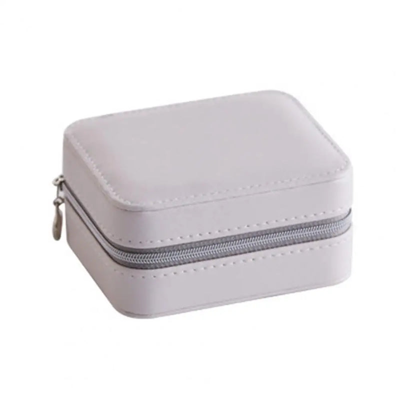 Mini Jewelry Organizer Box Compact Small Portable Case