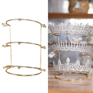 3 Tier Jewelry Organizer Rack for Bridal Headdress & Watches