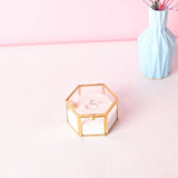 Transparent Jewelry Organizer Ring Box Display Stand