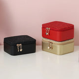 Portable Jewelry Organizer Box Display Storage Boite A Bijoux