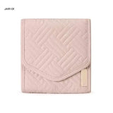 Travel Jewelry Organizer Roll Foldable Earring Necklace Holder Storage Case