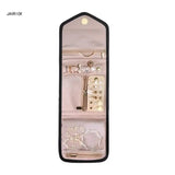 Travel Jewelry Organizer Roll Foldable Earring Necklace Holder Storage Case
