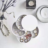 Small Jewelry Case Travel Jewelry Box Ring Earring Necklace Storage