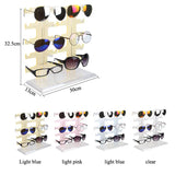 10 Pair Sunglasses Organizer Stand Eyeglass Glasses Rack Display