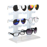 10 Pair Sunglasses Organizer Stand Eyeglass Glasses Rack Display