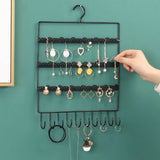 Jewelry Organizer Stand with 66 Holes and 10 Hooks