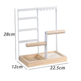 Wooden Jewelry Holder Stand for Ear Studs