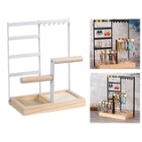 Wooden Jewelry Holder Stand for Ear Studs