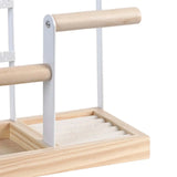 Wooden Jewelry Holder Stand for Ear Studs