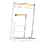 Jewelry Organizer Stand Tray Hanging Holder Bracelet Bangles Rings Watch