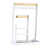 Jewelry Organizer Stand Tray Hanging Holder for Earrings Hair Accessories