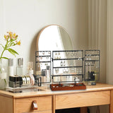 Large Jewelry Organizer Stand Tray Hanging Holder for Chains Rings