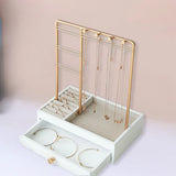Jewelry Organizer Stand Drawer Display Storage Box Watches Earring