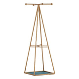 Jewelry Organizer Stand with Metal Tray for Bracelets Necklaces