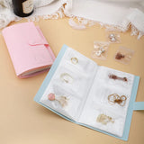 Jewelry Organizer Travel Storage Bag Dust-proof Book
