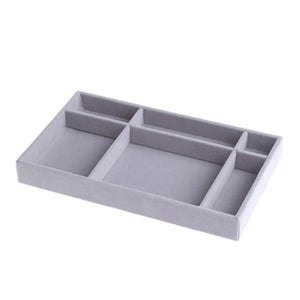Stackable Jewelry Organizer Tray Rings Earrings Necklaces Bracelets