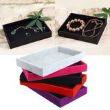 Stackable Jewelry Organizer Tray for Rings Earrings Necklaces Bracelets