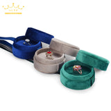 Velvet Jewelry Organizer Engagement Ring Box Necklace Pendant Display