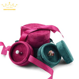 Velvet Jewelry Organizer Engagement Ring Box Necklace Pendant Display