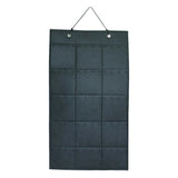 Wall Mounted Jewelry Organizer Storage Display with Felt Hanging Bag