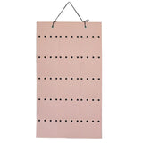 Wall Mounted Jewelry Organizer Storage Display with Felt Hanging Bag