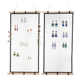 Wall Mounted Jewelry Organizer Earring Necklace Holder