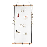 Wall Mounted Jewelry Organizer Earring Necklace Holder