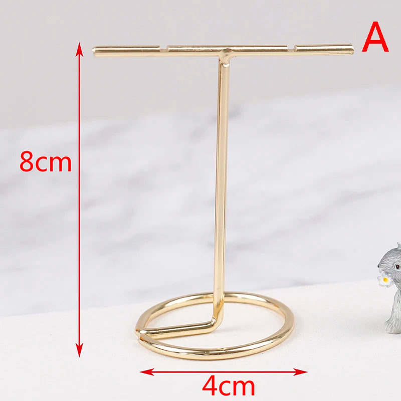 Wooden Earring Holder Display Stand