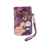 Flower Crystal Pearl Bead Jewelry Bag