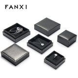 Brushed Leather Jewelry Packaging Box for Rings, Bracelets, and Pendants
