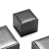 Brushed Leather Jewelry Packaging Box for Rings, Bracelets, and Pendants