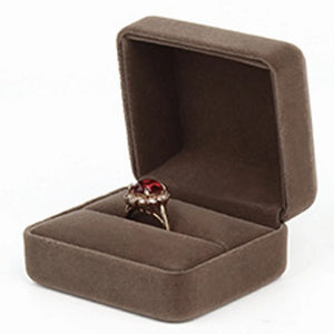Flannel Jewelry Display Box Ring Necklace Bracelet Storage