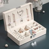 Earrings Jewelry Storage Box Small Large Capacity Travel Accessorie Gir