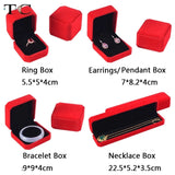 Jewelry Packaging Box for Rings Earrings Necklace Pendant Bracelet