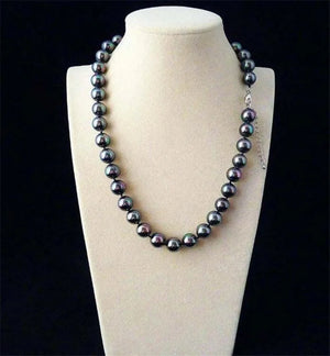 Rainbow South Sea Shell Pearl Necklace 18"