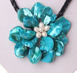 Baroque Freshwater Pearl Leather Necklace