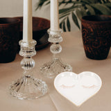 Heart Shaped Jewelry Plate Dish Tray Ring Holder