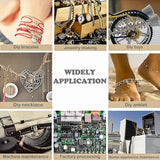 5 Inch Jewelry Pliers Set for Repairing and Making Wire Jewelry (8 Pieces)