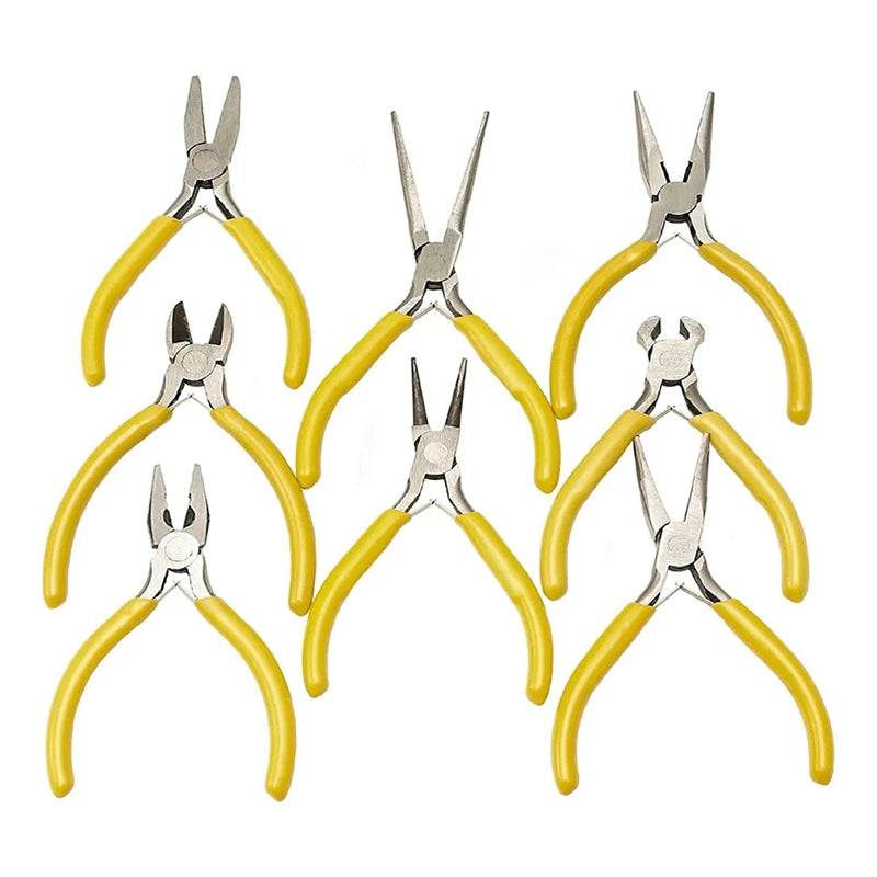 5-Inch Jewelry Pliers Set - Needle Nose Wire Cutting Pliers