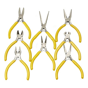 5 Inch Jewelry Pliers Set for Repairing and Making Wire Jewelry (8 Pieces)