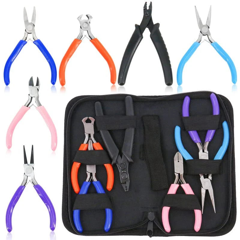 6Pcs Jewelry Pliers Set for Beading Craft