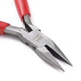 Short Chain Nose Pliers Red Jewelry Making Tools 135x55mm