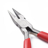 Short Chain Nose Pliers Red Jewelry Making Tools 135x55mm