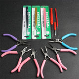 Jewelry Pliers Set - Round, Pointy, Flat Head Pliers & Tweezers Tool Kits