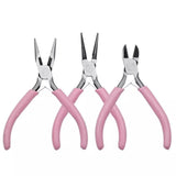 Jewelry Pliers Set - Round, Pointy, Flat Head Pliers & Tweezers Tool Kits