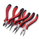 Jewelry Pliers Tool Red Handle Crafting Beading Repair DIY