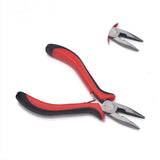 Jewelry Pliers Tool Red Handle Crafting Beading Repair DIY